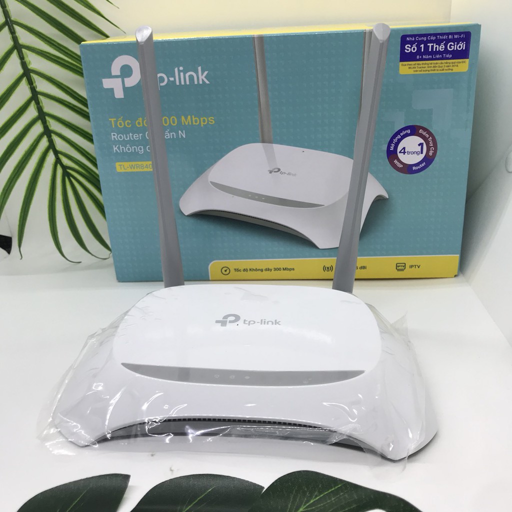 Bộ Phát Wifi Tp-Link WR840N Chính hãng, 2 Râu, Tốc Độ Đường Truyền 300Mbs, Bảo Hành Đổi Mới Trong vòng 2 Năm