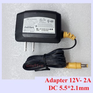 Nguồn 12V - 2A Loại Tốt - Jack Lớn 5.5 x 2.1mm cho TVbox, Camera, Đèn Led,...