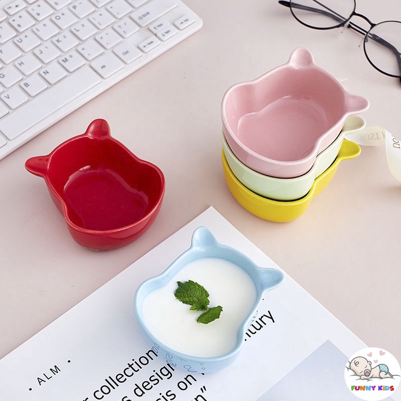 Bát ăn dặm, bát sứ ăn dặm gấu Pooh 100ml, Funny Kids Shop
