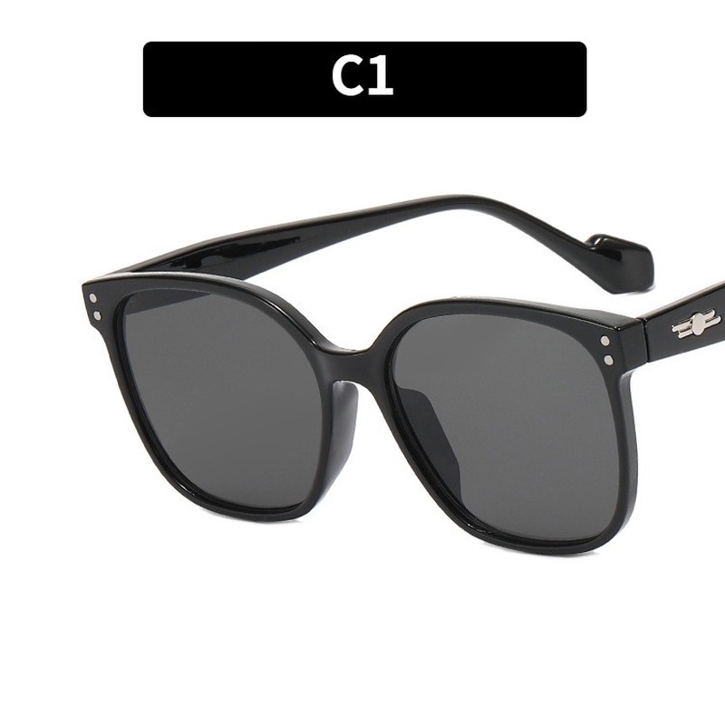 (KIQI-FASHION) COD Kính Mát Gọng Lớn Chống Tia UV400 Thời Trang Cho Nam Nữ