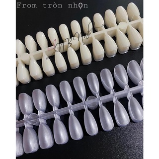 Bịch móng vỉ tròn nhọn tập mẫu nail bịch 10 vỉ