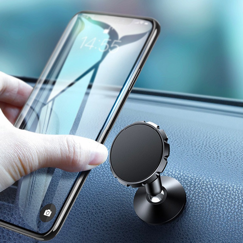 Giá Đỡ Điện Thoại Có Nam Châm Xoay 360 Độ Thông Dụng Cho Xe Hơi