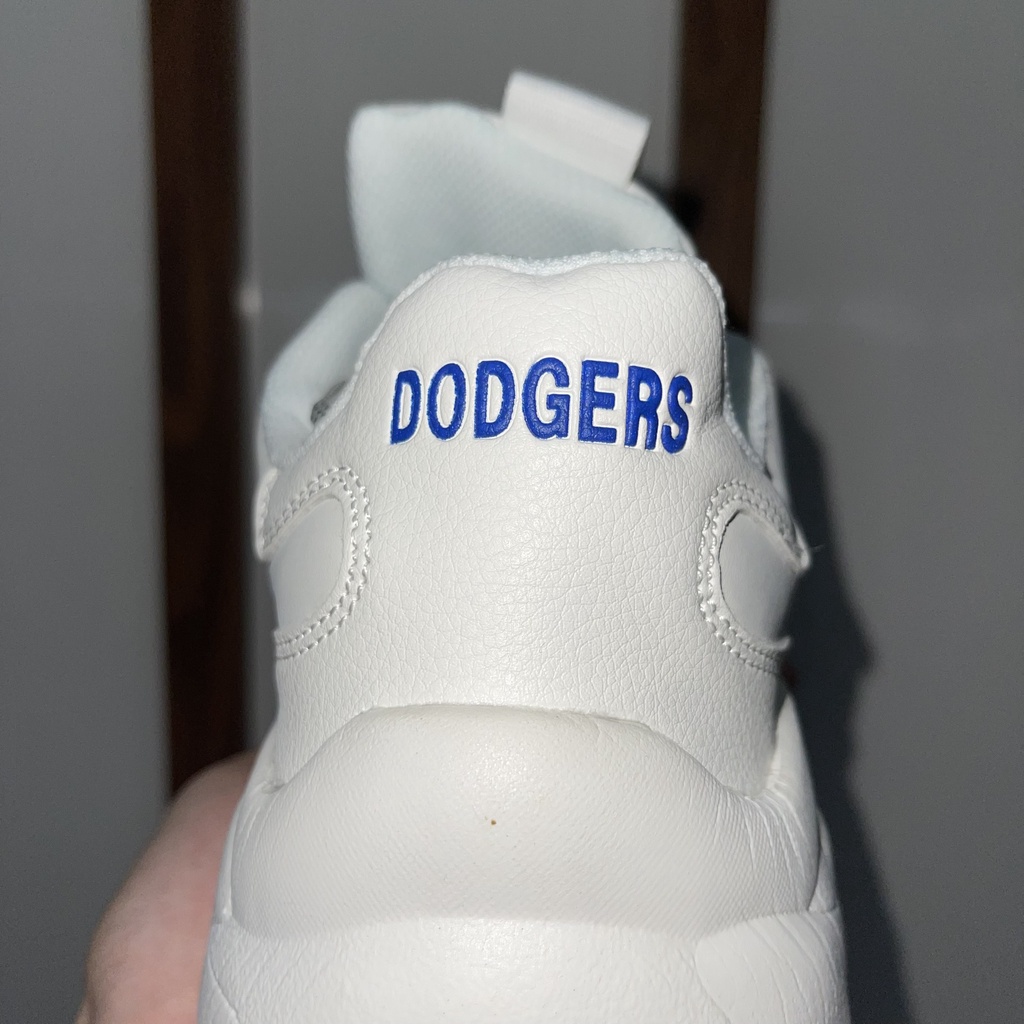 Giày MIB Big Ball Chunky A LA Dodgers, MLB Trắng LA; Fullbox, Full Phụ Kiện