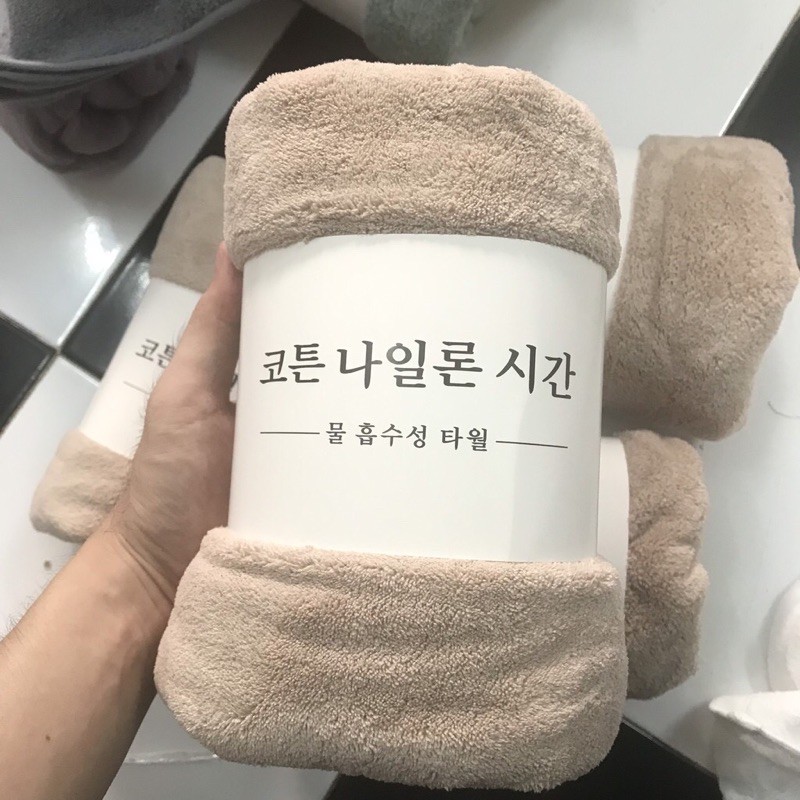 [FREESHIP❤️] Khăn tắm cao cấp Hàn Quốc KT 70x140cm nặng 300g siêu mềm mịn, thấm nước tốt LOẠI 1
