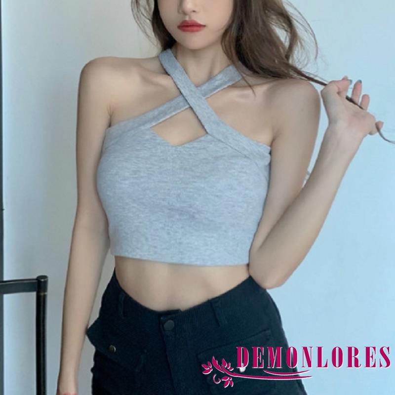 Áo Croptop Sát Nách Thiết Kế Hợp Thời Trang Cho Nữ