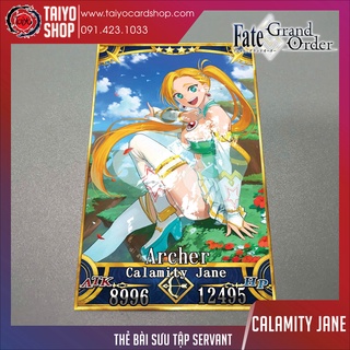 Thẻ bài custom card bánh xốp anime Fate/Grand Order FGO để sưu tầm tự chọn Calamity Jane