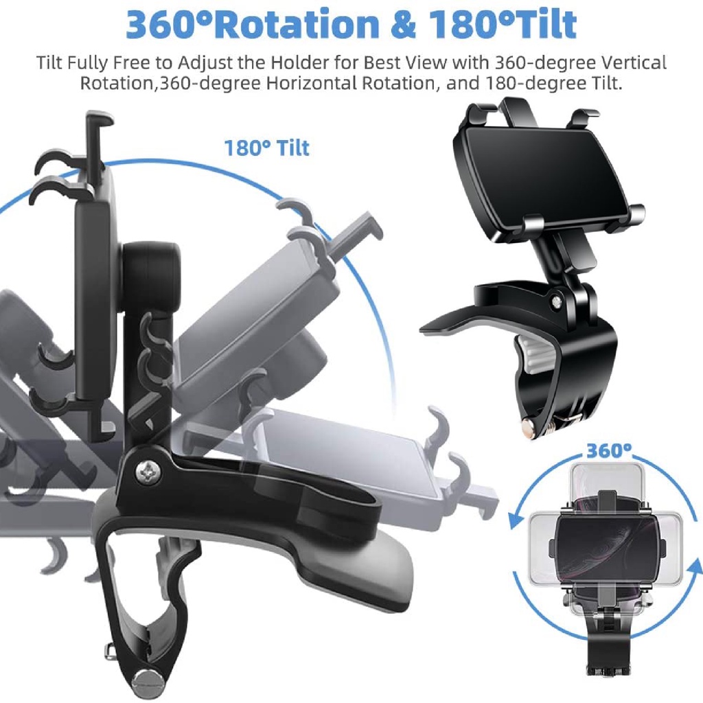 Pu Giá Đỡ Điện Thoại Có Thể Điều Chỉnh Góc Độ Dành Cho Xe Ô Tô ATV