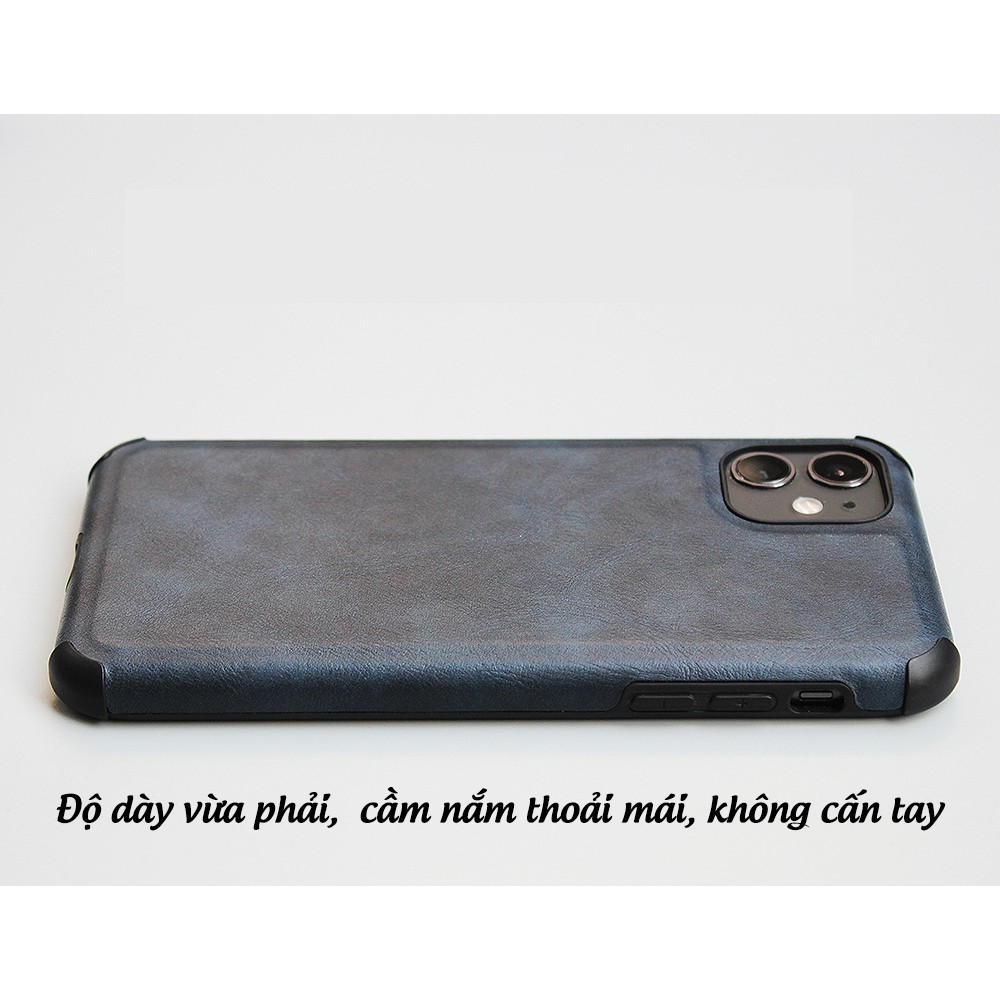 Ốp lưng da chống sốc dành cho iP 7/8/SE 2020/7 Plus/8 Plus/X/XS/XS Max/XR/11/11 Pro/11 Pro Max/12/12 Mini/12Pro/12ProMax
