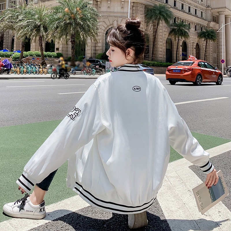 Áo Khoác Bomber Jacket/ Áo khoác bomber dù unisex form rộng 2 lớp 23 nam nữ Ulzzang NUPAKACHI