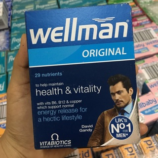 Wellman bổ sung vitamin cho đàn ông