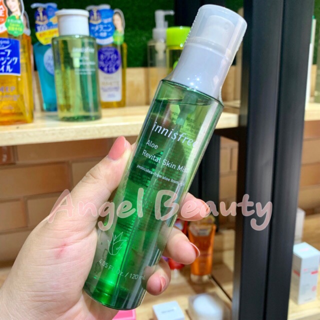 XỊT KHOÁNG CHIẾT XUẤT NHA ĐAM INNISFREE ALOE REVITAL SKIN MIST 120ml