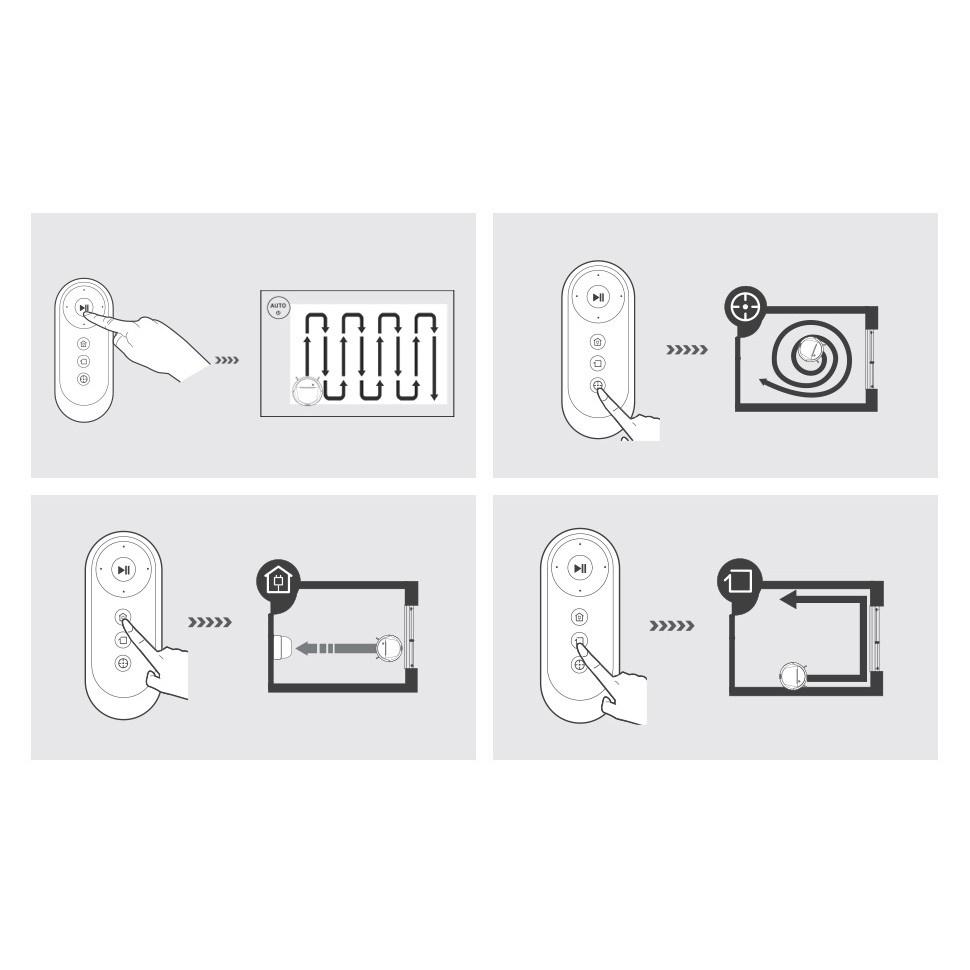 Remote cầm tay robot hút bụi ECOVACS DEEBOT N5/DD35/DD37/DJ35/DD33/DD56/DJ35/U2 PRO/DJ65...