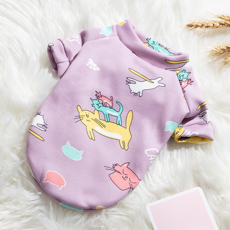 Áo hình ngộ nghĩnh cho chó mèo
