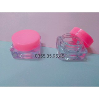 Hũ nhựa nhí đựng 3g - 5g nhiều mẫu