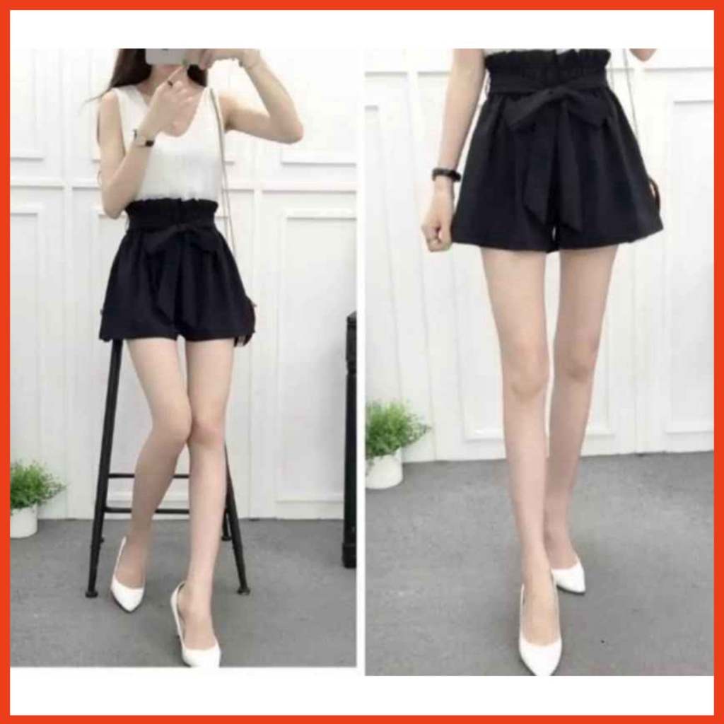 Quần short THẮT NƠ cực xinh xắn thời trang cho bạn gái 40kg-75kg