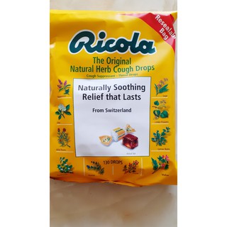 Kẹo thảo mộc Ricola có đường  115 viên Thụy Sĩ date 2025