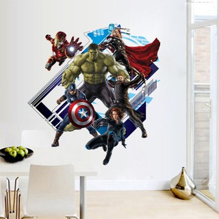 Decan dán tường 3D Avengers - Biệt đội báo thù Marvel