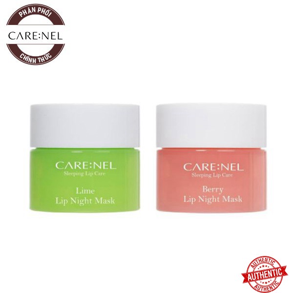 [Mã giảm giá] [Mini 5g] Mặt Nạ Ngủ Môi Carenel Berry Lip Night Mask 5g