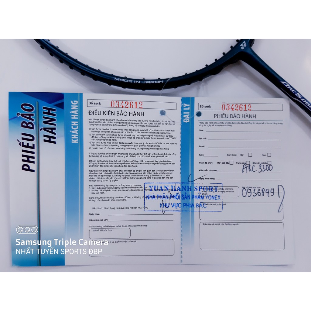 Vợt cầu lông Yonex Arcsaber Tour 3300 New 2020