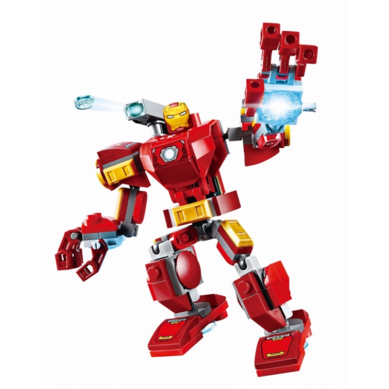 Đồ Chơi Lắp Ráp Lego Hình Người Nhện Avengers Captain America Mecha