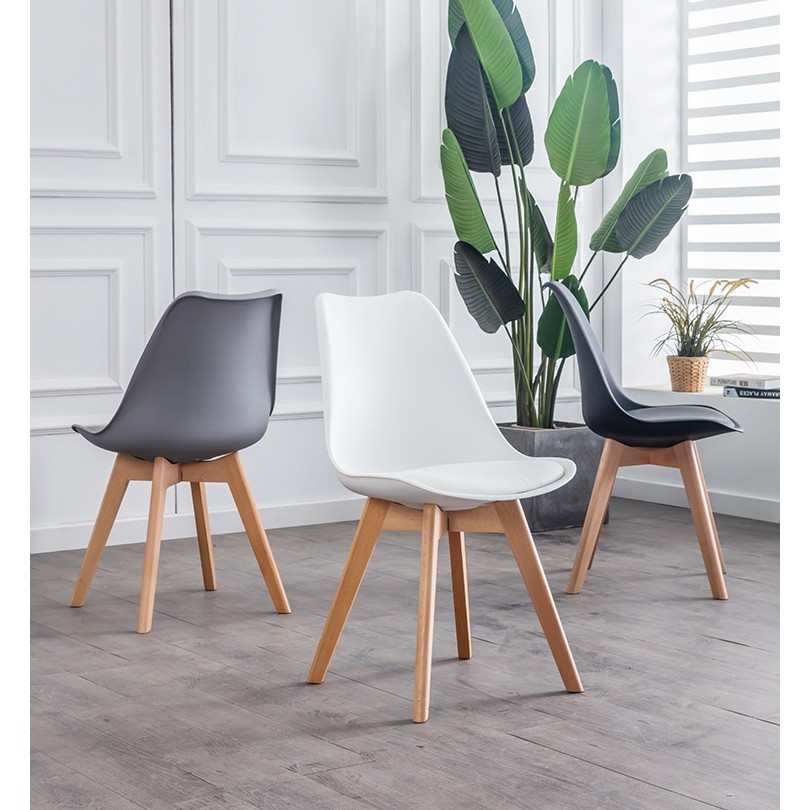 Ghế Eames Mặt Nệm Nhập Khẩu Chân Gỗ Đủ Màu j9 | BigBuy360 - bigbuy360.vn