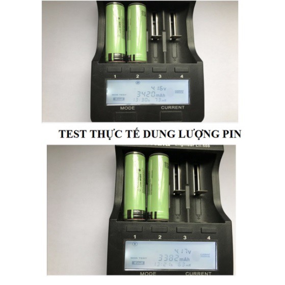 Pin 18650 Panasonic 3400mAh 5C NCR mới 100% Cho Box Sạc Dự Phòng, Đèn