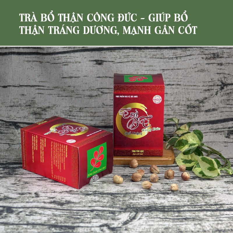 Trà giúp bổ thận, tráng dương, mạnh gân cốt - Trà Bổ Thận Công Đức