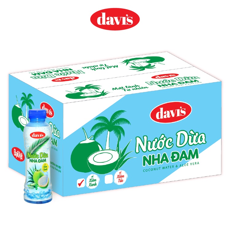 - Nước Dừa Nha Đam DAVI'S -  Chai 450ml