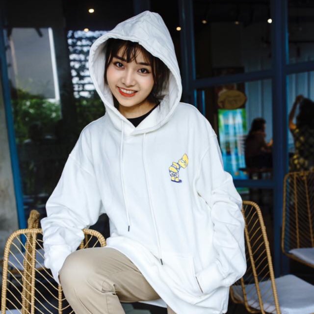 YellowboomHoddie HEYYOU TRẮNG