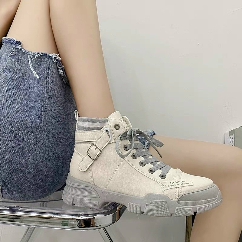GIÀY BỐT CỔ CAO HÀNG QUẢNG CHÂU CHẤT DA MỀM
