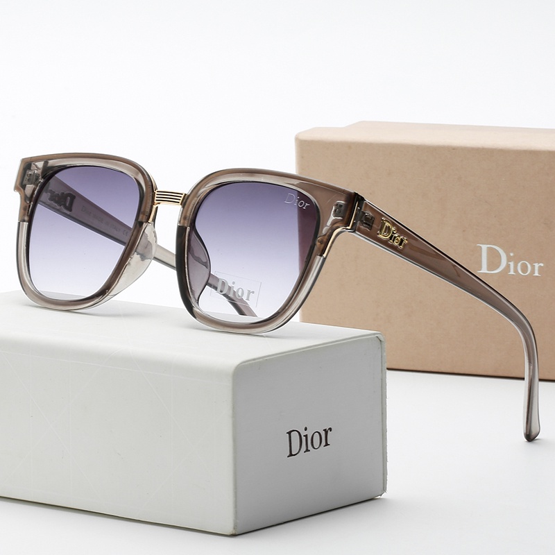 Kính Mát Dior Chống Tia UV400 Phong Cách retro Thời Trang Cho Nam Nữ