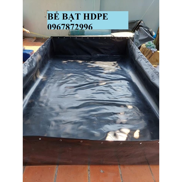Bể bạt HDPE nuôi ốc,lươn,..kt 4x2x1m