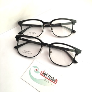 HCM Gọng kính dẻo giả cận unisex vuông bầu