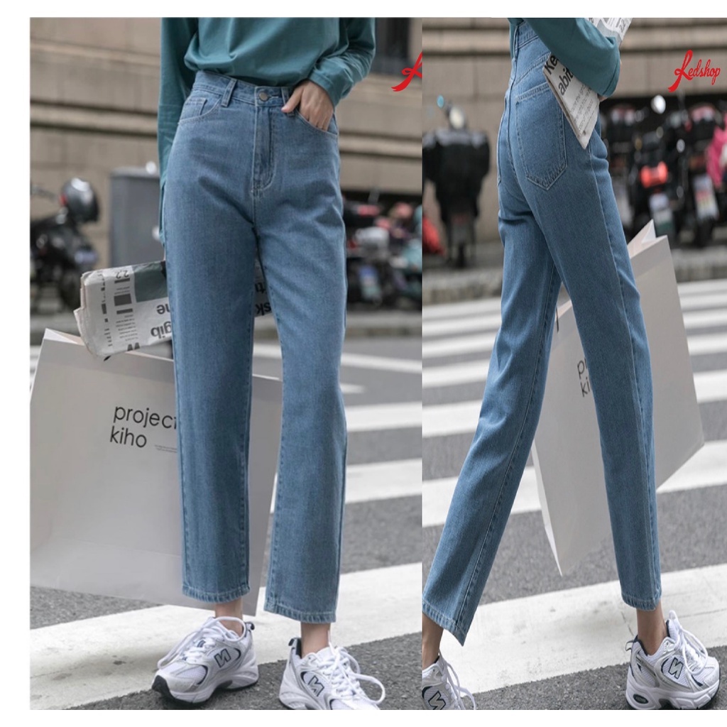 Quần Jeans nữ phong cách dạo phố, thời trang công sở Phong Cách Hàn Quốc Red Shop_28111