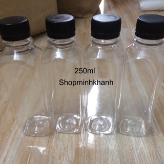Combo 20 Chai nhựa 250ml đựng trà sữa/ mật ong