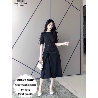 Bigsize 60-90kg đầm kết cườm