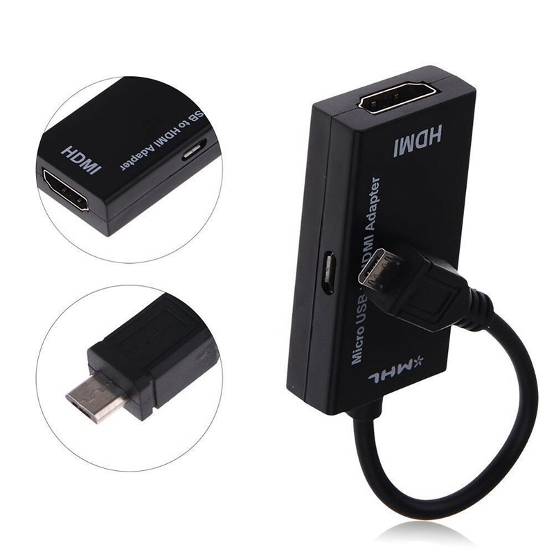 Cáp Chuyển Đổi Mhl Micro Usb Sang Hdmi A / V Tv Cho Htc Sony Hdtv