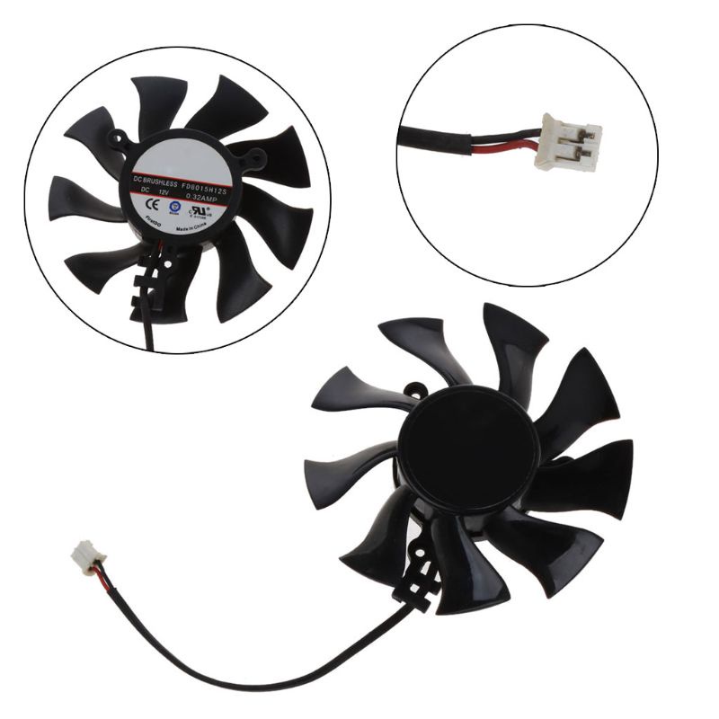 Quạt TảN NhiệT Card Đồ Họa btsg 2Pin Cho Sapphire HD6850 HD4860