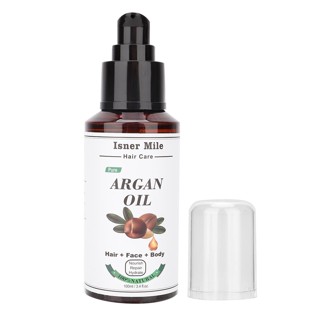 Ebayst 100ML Argan Oil Hair Care Essential Oil Damaged Hair Repairing Nourishing Essential Oil 