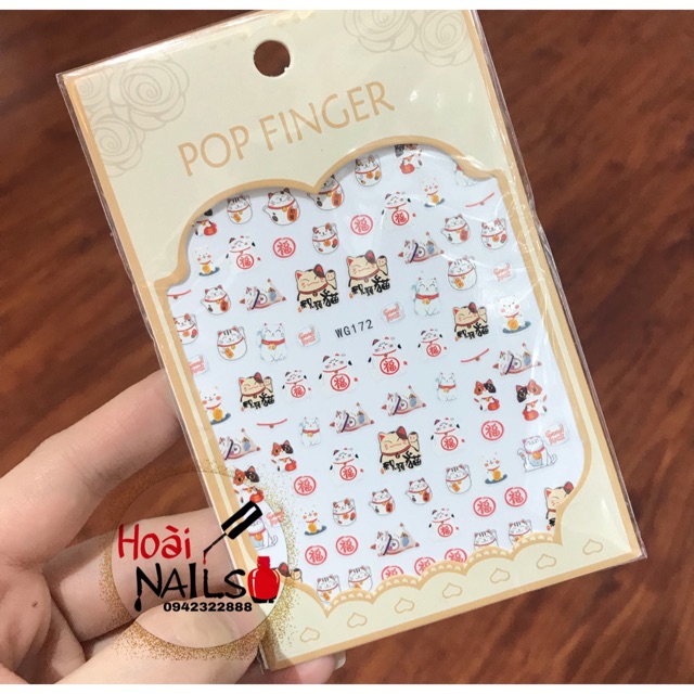 Sticker tết - Phụ kiện Nail