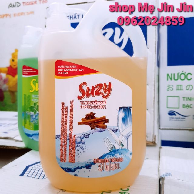 Nước rửa chén bát Suzy Nhật Bản 2,1kg - dầu rửa bát thành phần Hữu Cơ, chất lượng nhật bản.