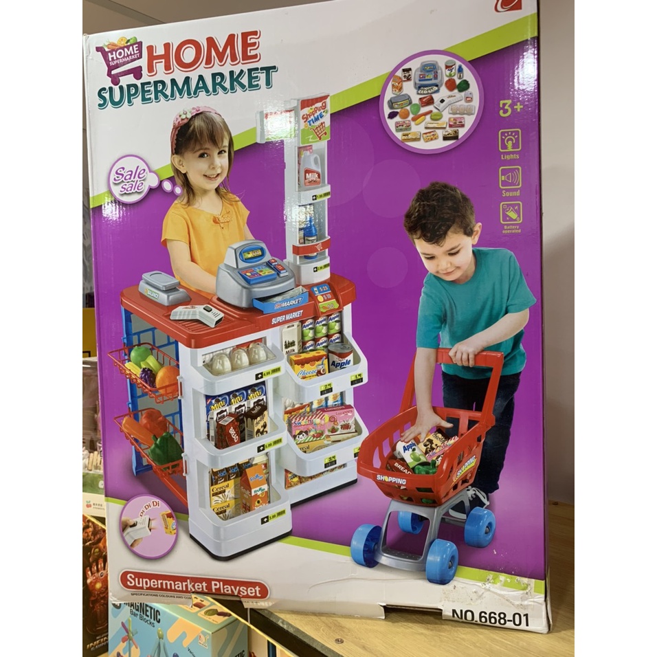 Quầy siêu thị thu nhỏ cho bé