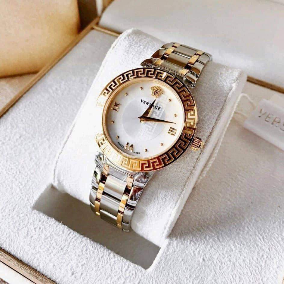 Đồng Hồ Nữ Ver-Sace Daphin khảm trai