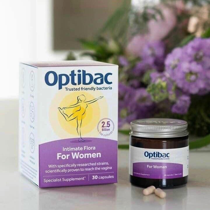 Men vi sinh Optibac tím  - 30 viên