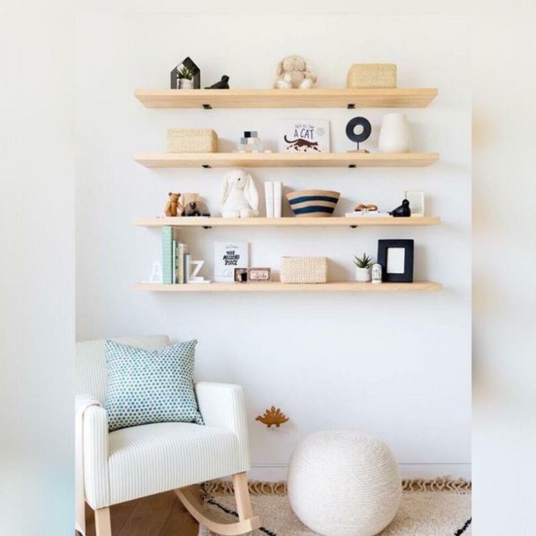 Bán sỉ  kệ gỗ  treo tường 1m10x 15 FREE SHIP hàng công ty chất lượng đảm bảo