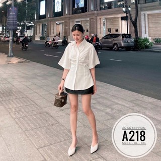 Bigsize Áo sơ mi nhún
