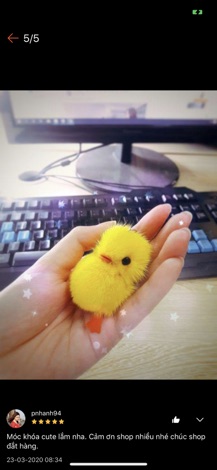 MÓC KHOÁ GÀ CON DỄ THƯƠNG