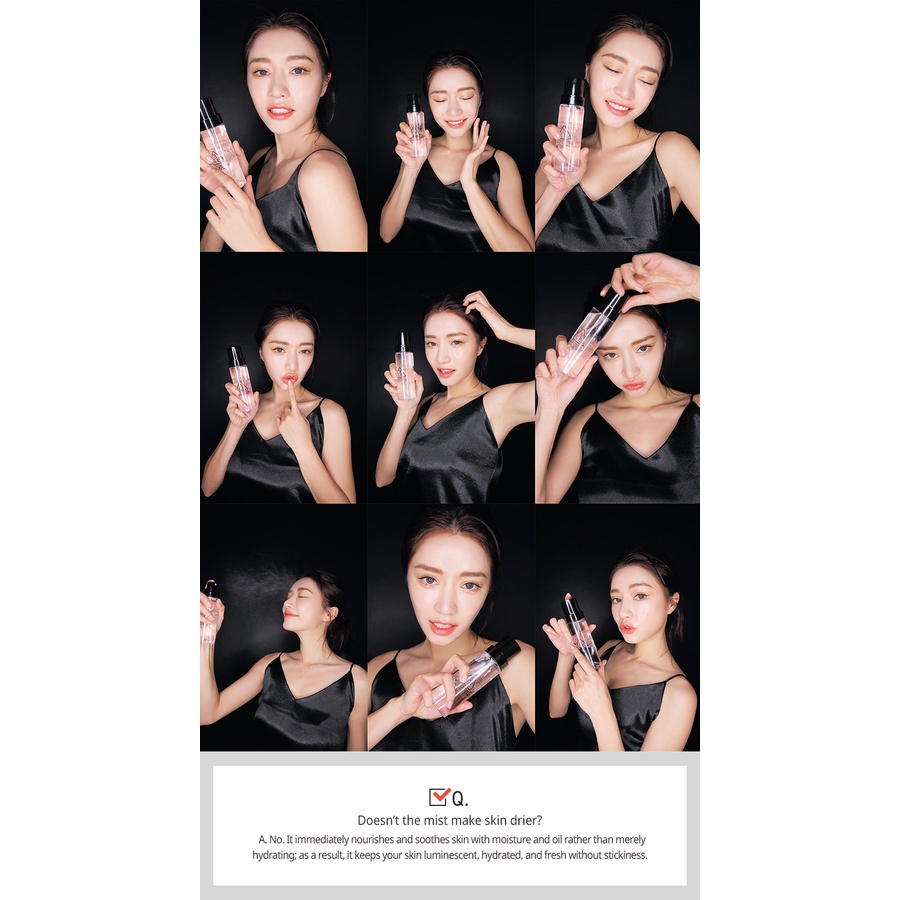 Xịt khóa lớp trang điểm kiềm dầu cấp ẩm 3CE MOIST GLOSSING FACE OIL MIST - 3CE VietNam Leemin | BigBuy360 - bigbuy360.vn