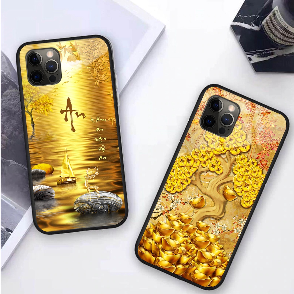 Ốp lưng KÍNH Iphone 12 PRO / 12 PRO MAX in hình  3D THƯ PHÁP SIÊU ĐẸP - RẺ- XINH