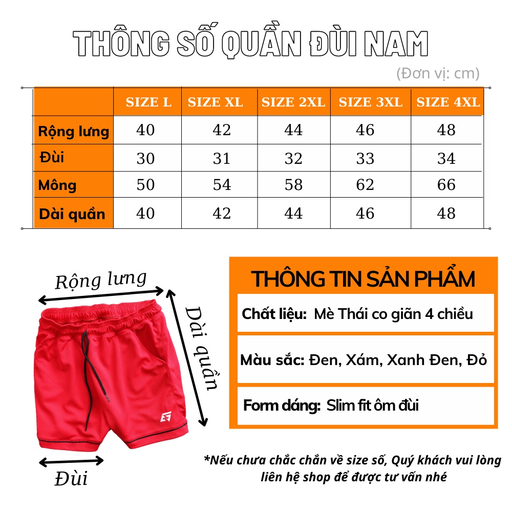 Quần đùi tập gym quần sọt thể thao nam chạy bộ bóng đá chuẩn form CÓ 4 MÀU - 𝗤𝗗𝗚𝗨𝗨